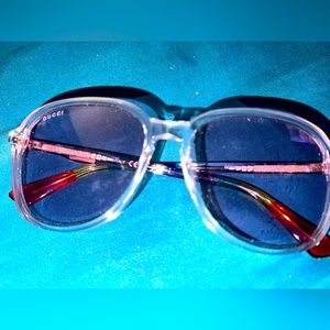 Colorful Gucci Sunglasses worn one time No case